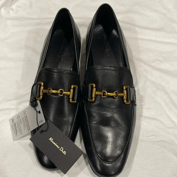 Massimo Dutti LEATHER LOAFERS WITH BUCKLE in Size‎ 5 - Picture 6 of 10